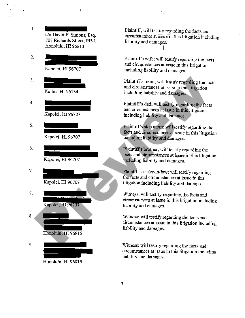 Preview A07 Plaintiff's Pretrial Statement