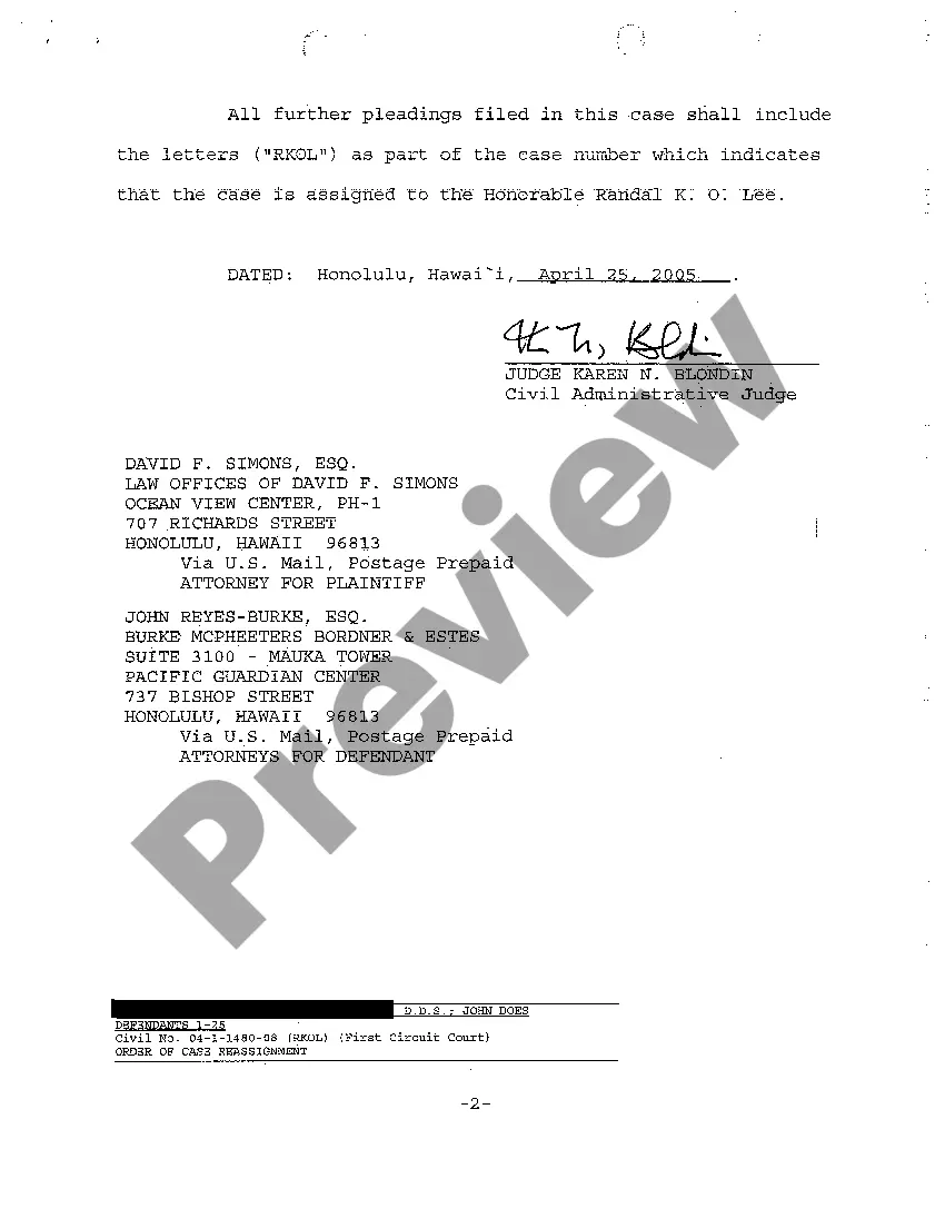 Preview A08 Order of Case Reassignment