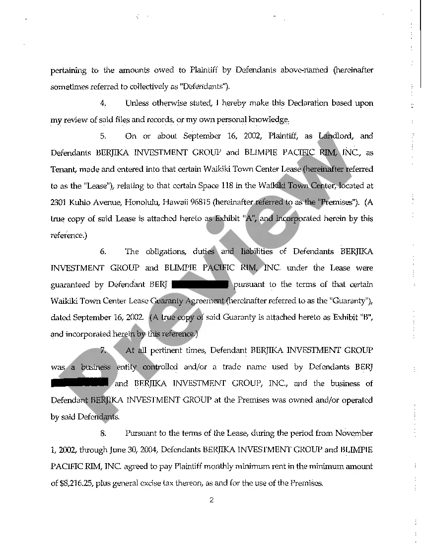 Preview A17 Plaintiff's Motion for Default Judgment Against Defendants