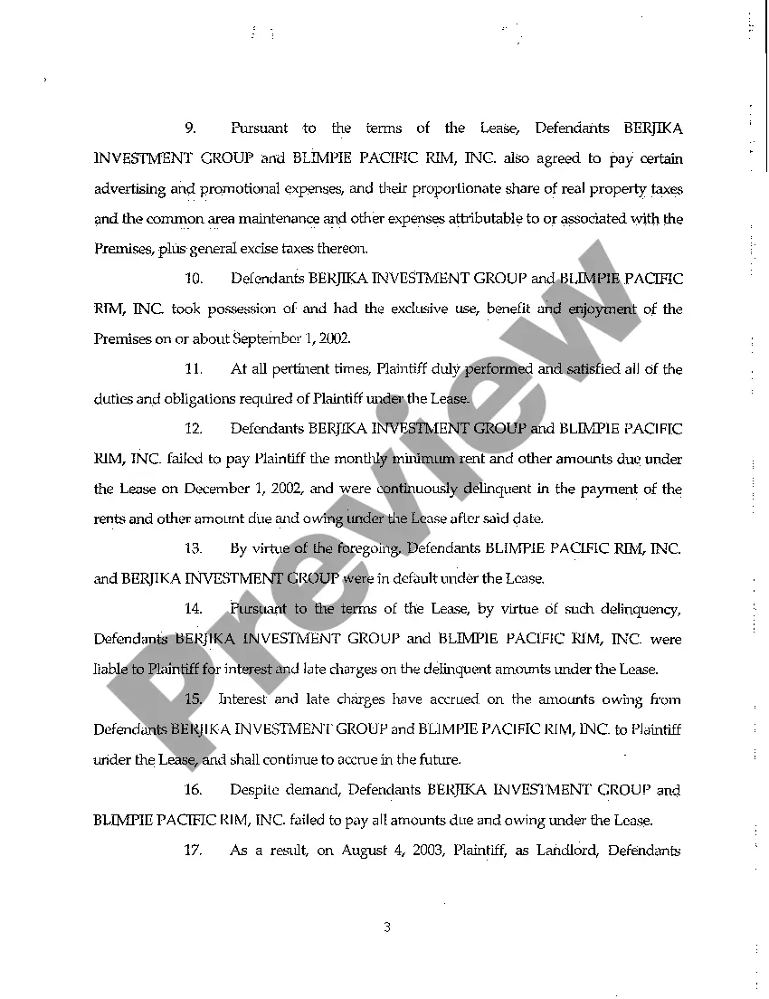 Preview A17 Plaintiff's Motion for Default Judgment Against Defendants