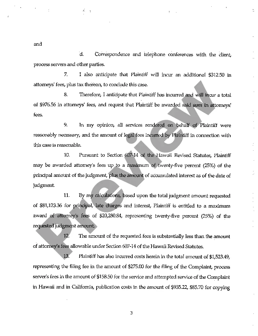 Preview A19 Declaration of Plaintiff's Counsel in Support of Motion for Default Judgment Against Defendants