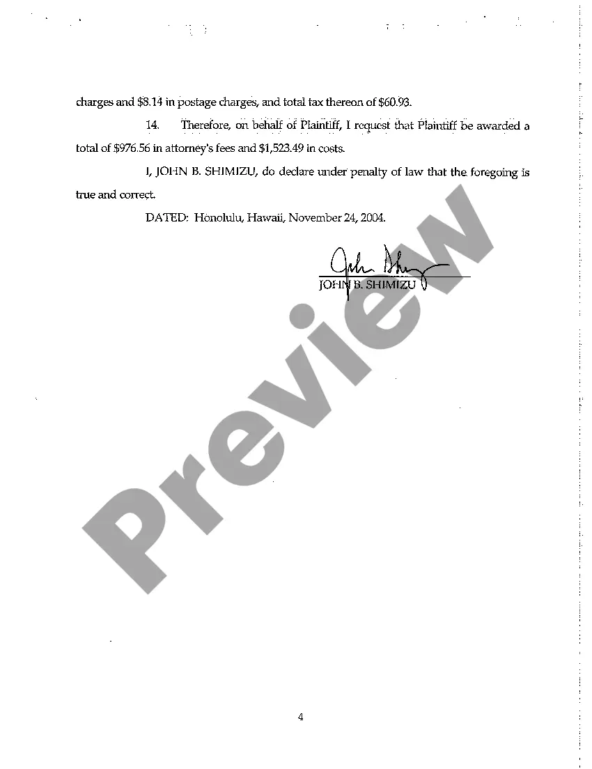 Preview A19 Declaration of Plaintiff's Counsel in Support of Motion for Default Judgment Against Defendants