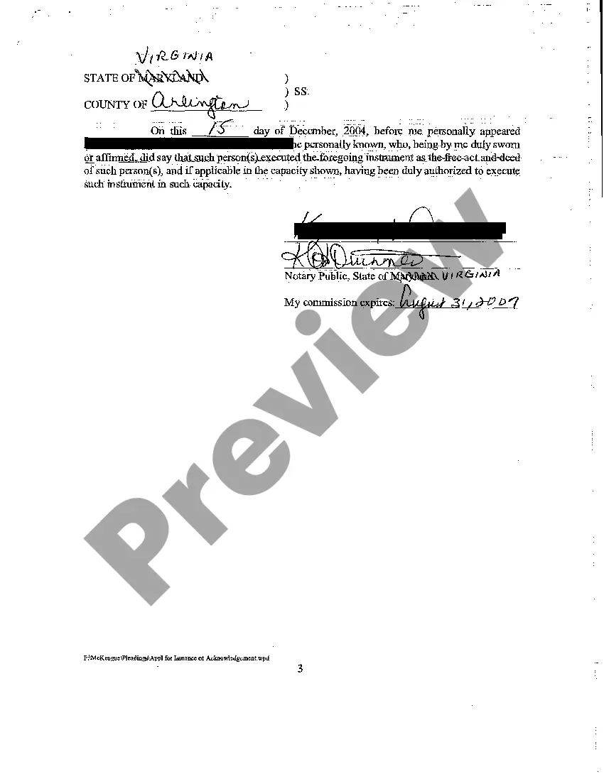 Get A01 Application for Issuance of Acknowledgment of Authority Preview A01 Application for Issuance of Acknowledgment of Authority