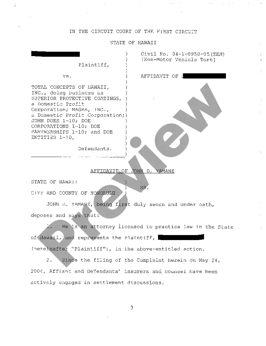 Preview A06 Plaintiff's Ex Parte Motion for Extension of Time to File Pretrial Statement