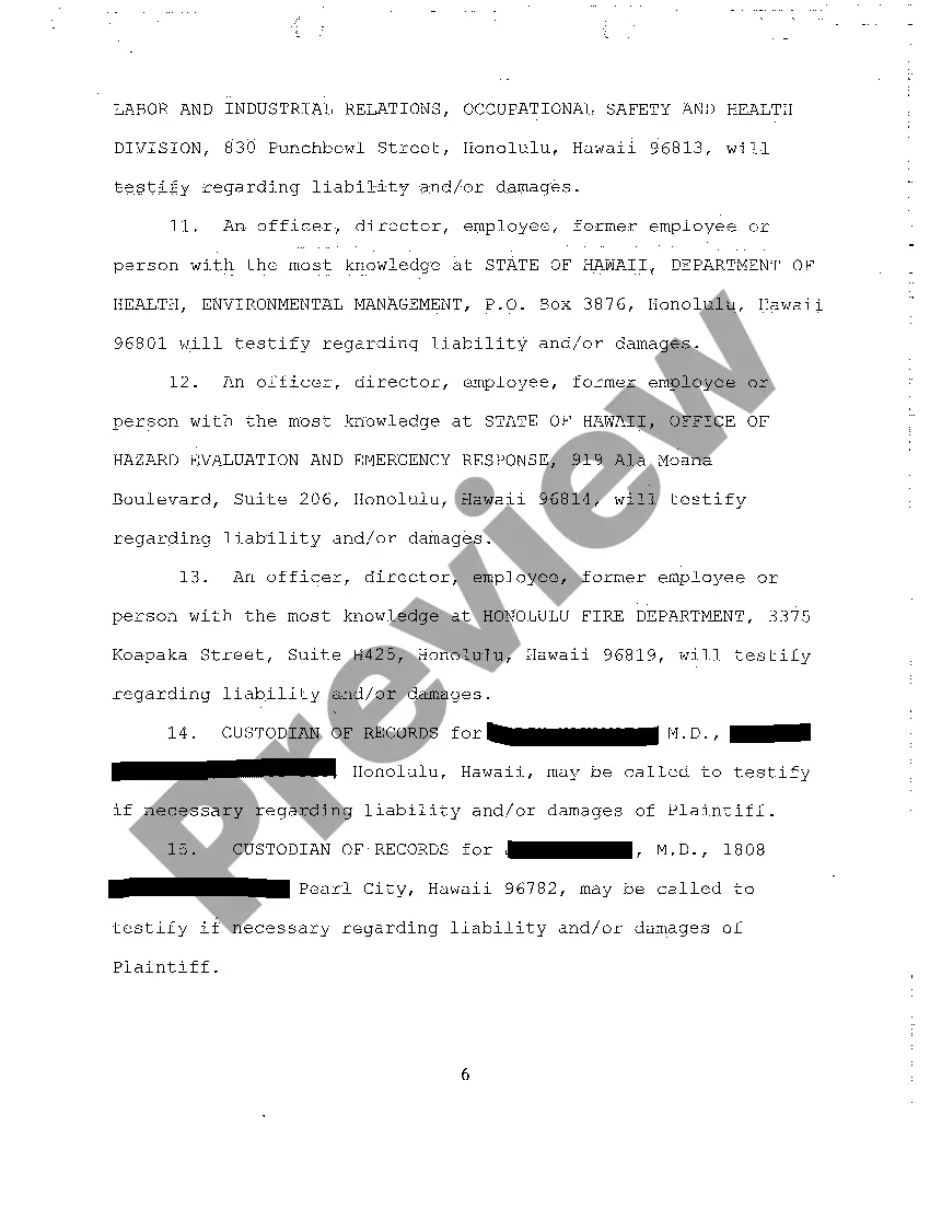 Preview A08 Plaintiff's Pretrial Statement