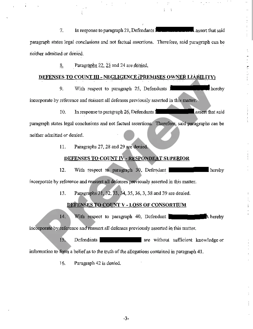 Preview A09 Defendants Answer to Complaint