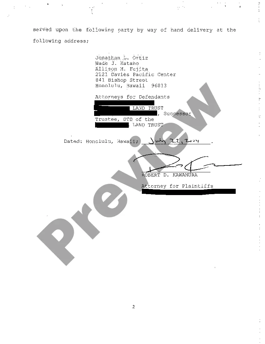Preview A10 Certificate of Service of Plaintiff's First Request for Answers to Interrogatories
