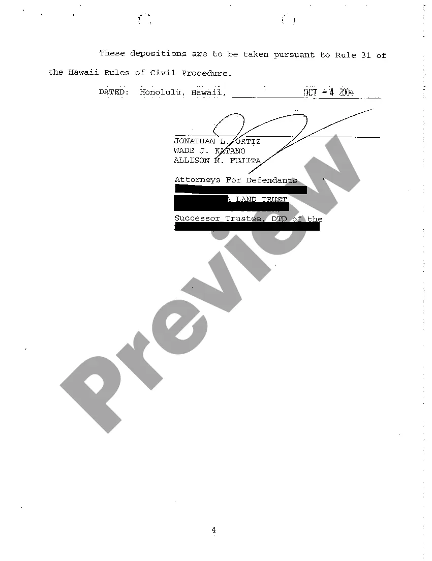 Preview A13 Notice of Taking Deposition Upon Written Questions