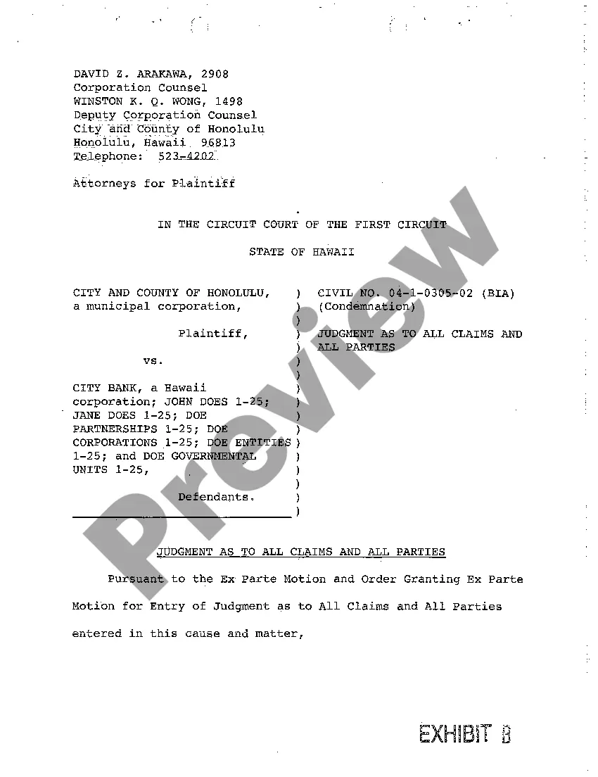 Preview A10 Plaintiff's Motion for Entry of Judgment as to All Claims and All Parties