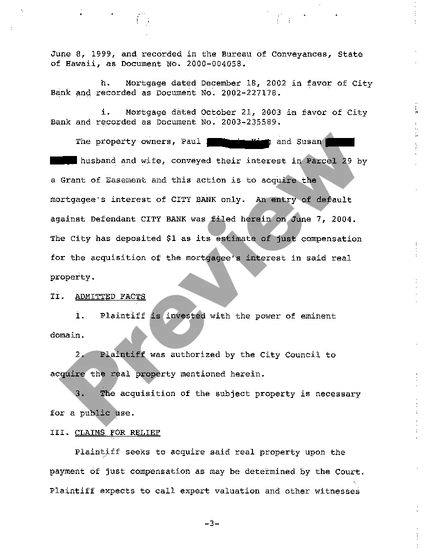 Preview A11 Plaintiff's Pretrial Statement