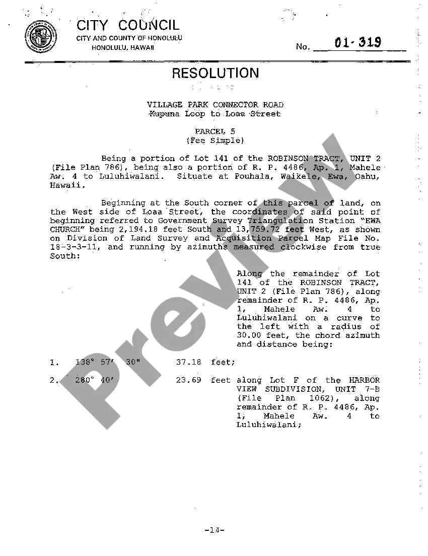 Preview A02 Complaint for Eminent Domain by City for Public Connector Road