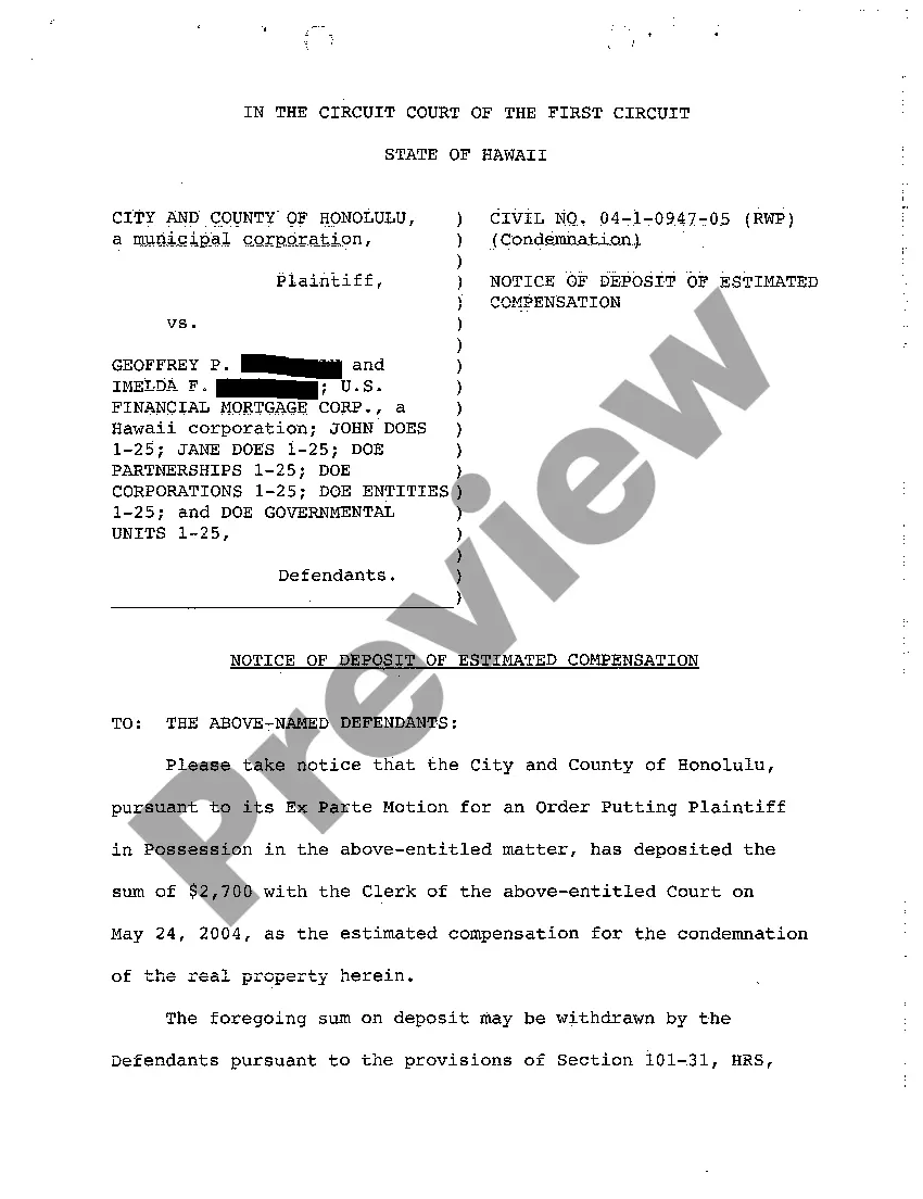 Get A06 Order Putting Plaintiff in Possession Preview A06 Order Putting Plaintiff in Possession