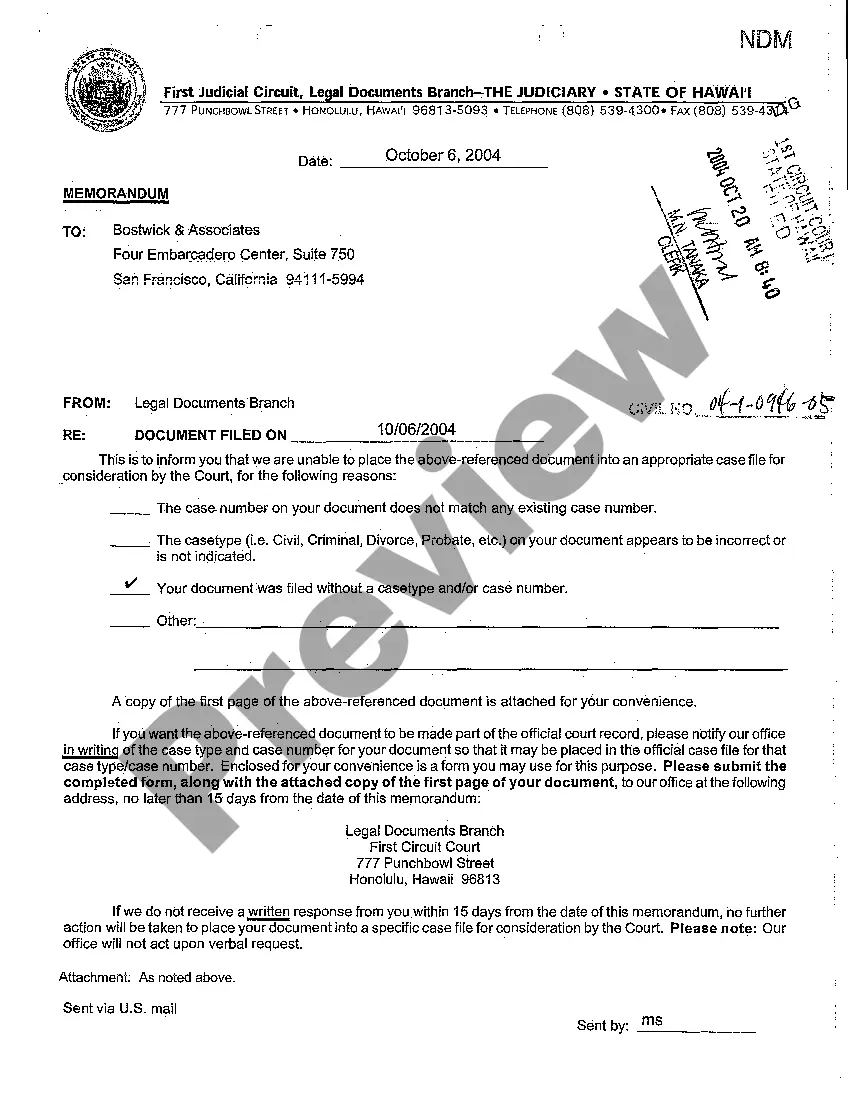 Get A06 Memorandum from Legal Documents Branch to Substitute Documents Preview A06 Memorandum from Legal Documents Branch to Substitute Documents