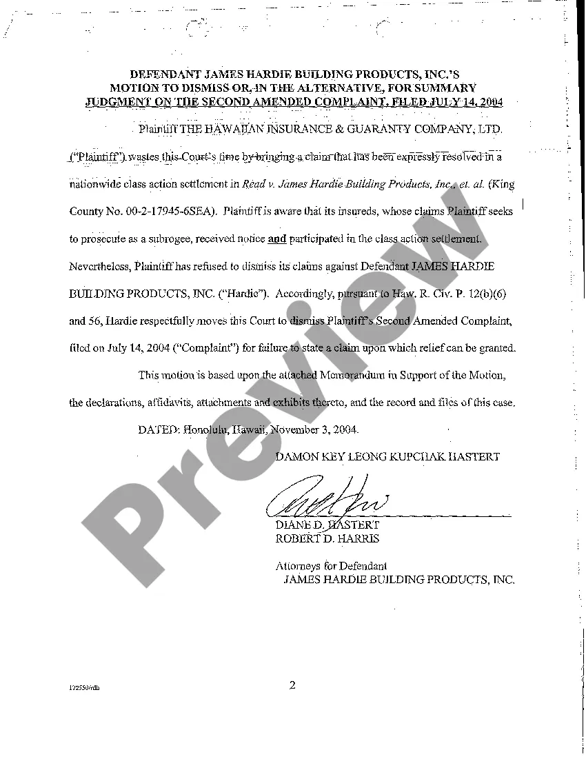 Get A13 Defendant's Motion to Dismiss or, In the Alternative, for Summary Judgment on the Second Amended Complaint Preview A13 Defendant's Motion to Dismiss or, In the Alternative, for Summary Judgment on the Second Amended Complaint