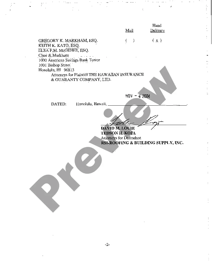 Get A15 Certificate of Service Preview A15 Certificate of Service