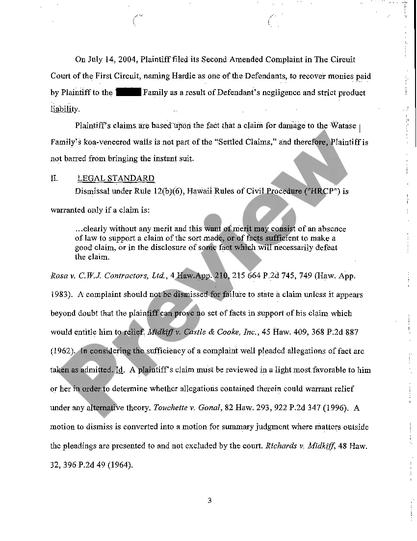 Preview A18 Plaintiff's Memorandum in Opposition to Motion to Dismiss or in the Alternative for Summary Judgment on the Second Amended Complaint