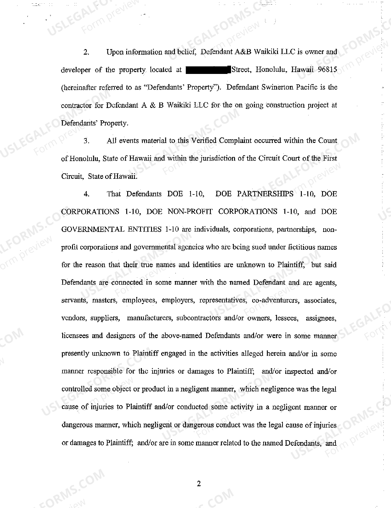 Hawaii Trespass Warning Form For Employees | US Legal Forms