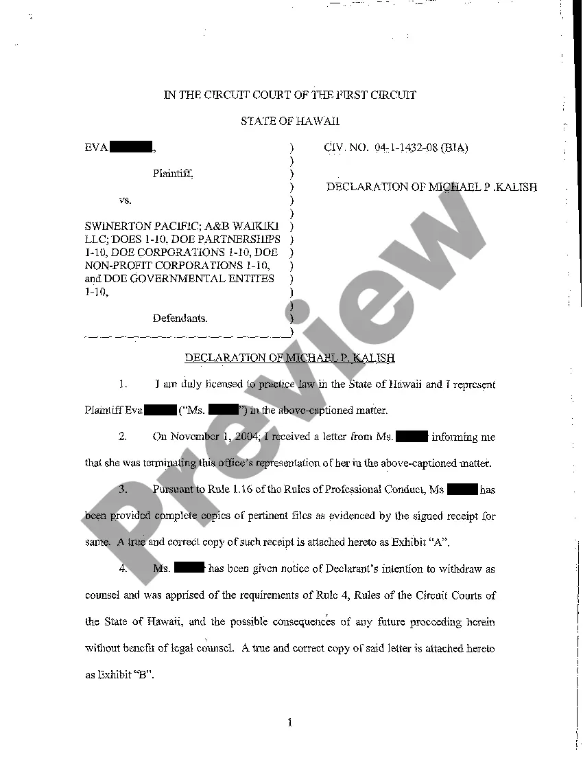 Preview A11 Motion to Withdraw as Counsel