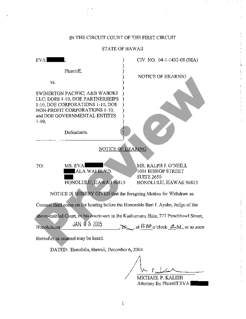 Preview A11 Motion to Withdraw as Counsel