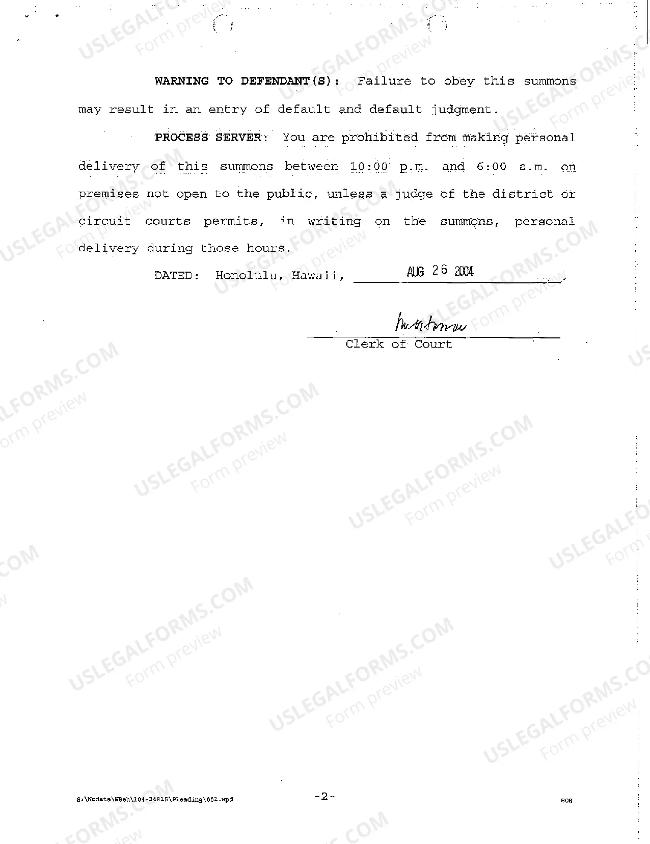 Preview A02 Complaint to Foreclose Mortgage