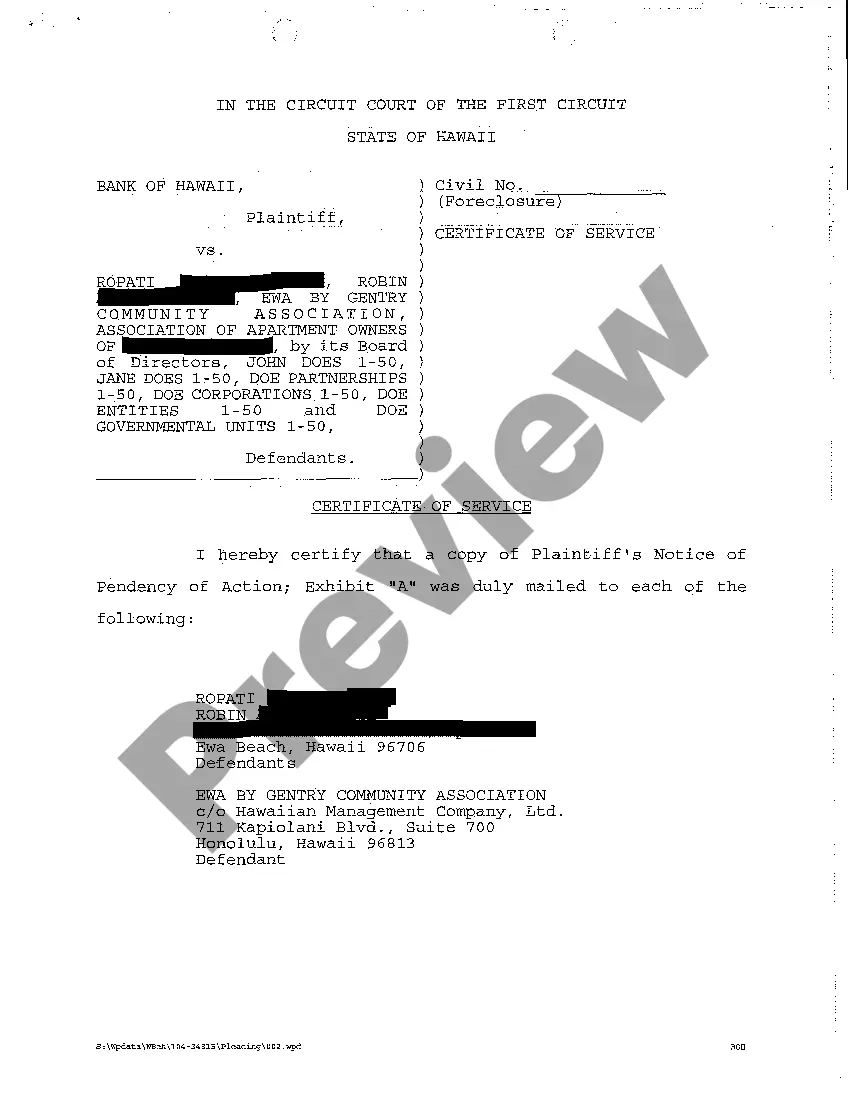 Get A03 Plaintiff's Notice of Pendency of Action Preview A03 Plaintiff's Notice of Pendency of Action