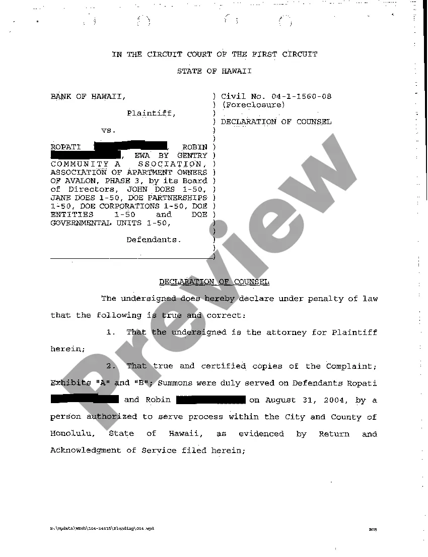 Preview A08 Plaintiff's Request to Clerk to Enter Defaults of Defendant to Complaint