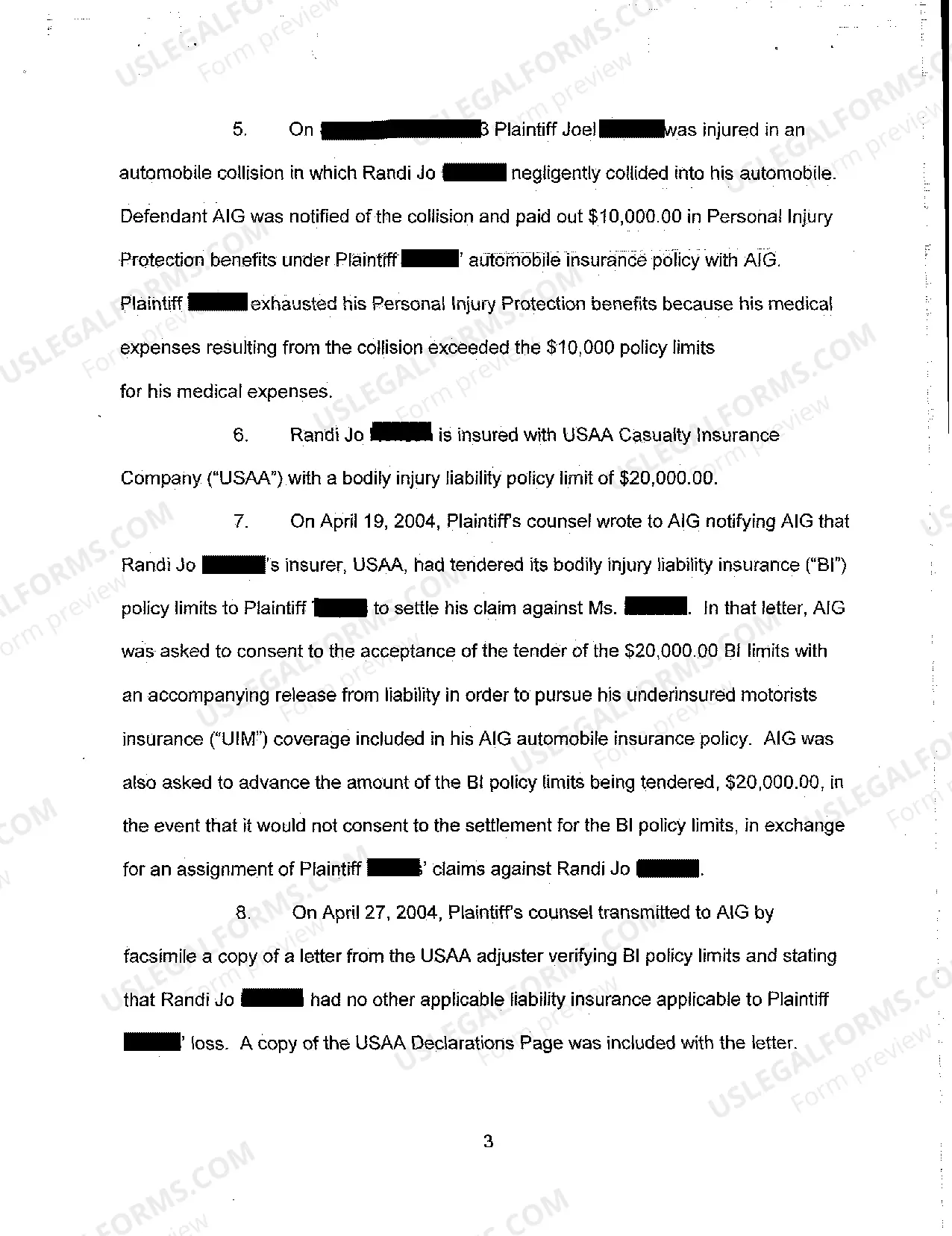 Preview A02 Complaint for Declaratory and Injunctive Relief and Damages