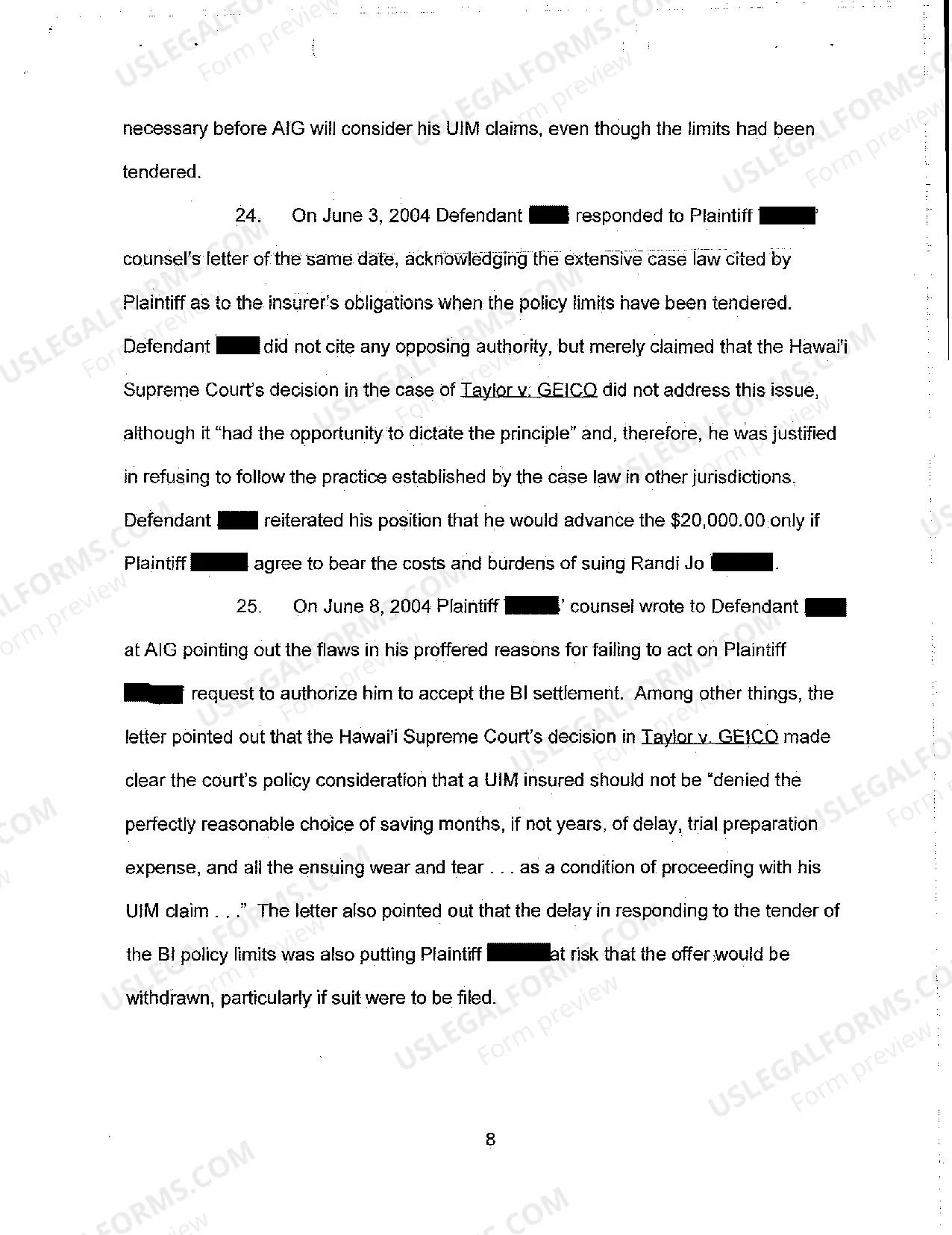 Preview A02 Complaint for Declaratory and Injunctive Relief and Damages