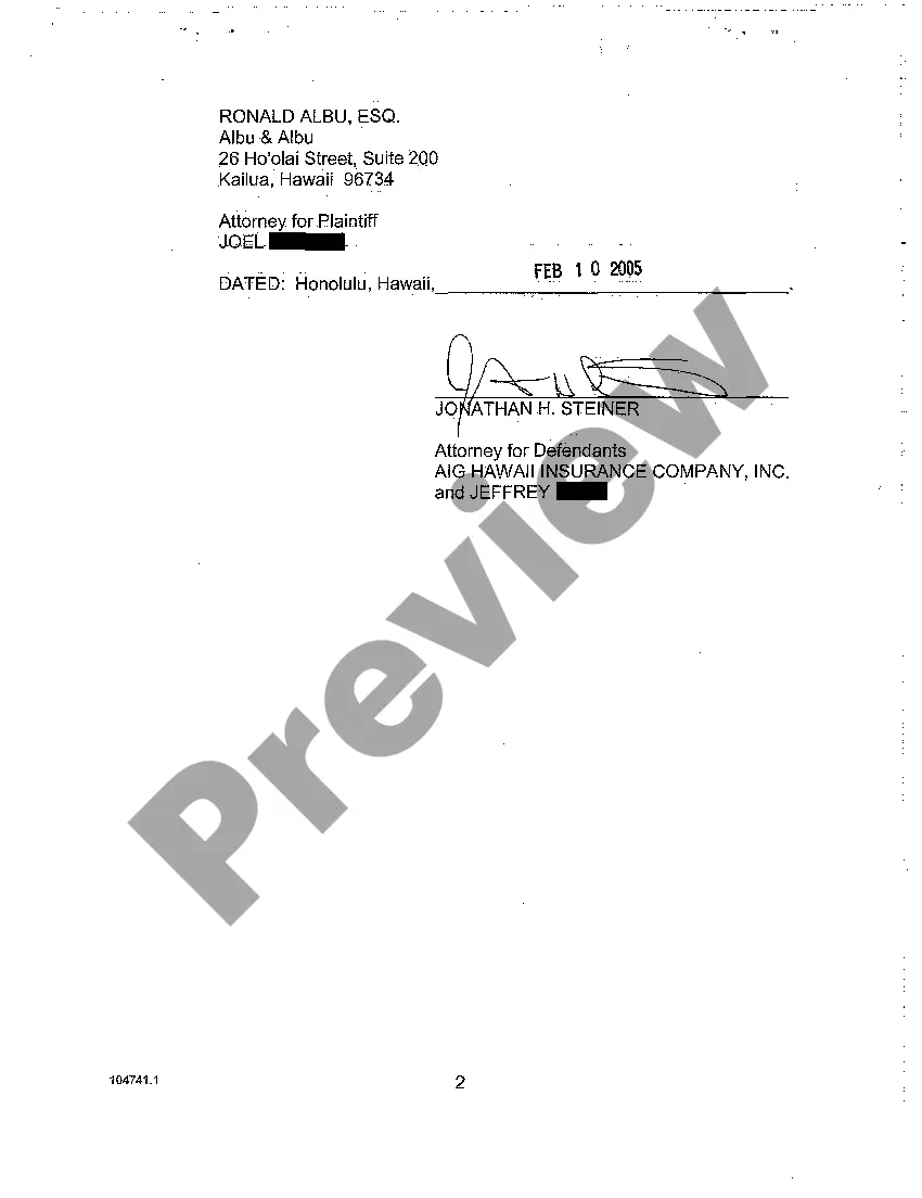 Preview A07 Certificate of Service