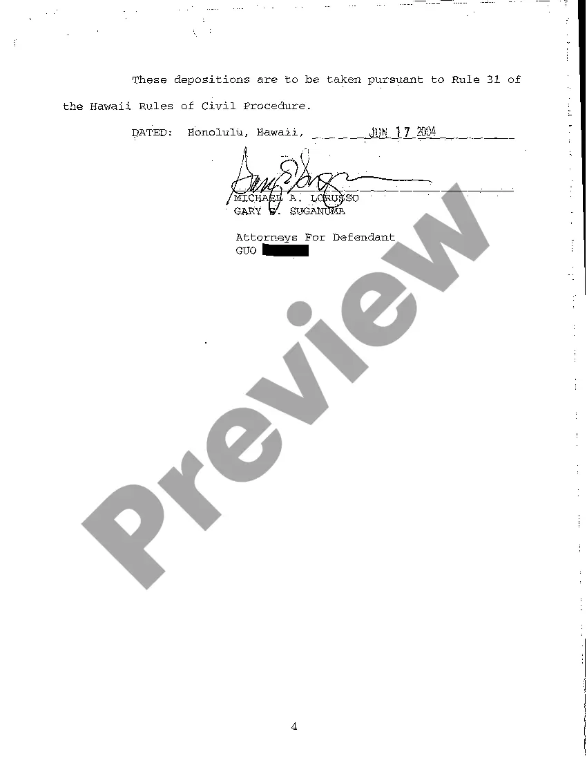 Preview A12 Notice of Taking Deposition Upon Written Questions, Questions and Certificate of Service