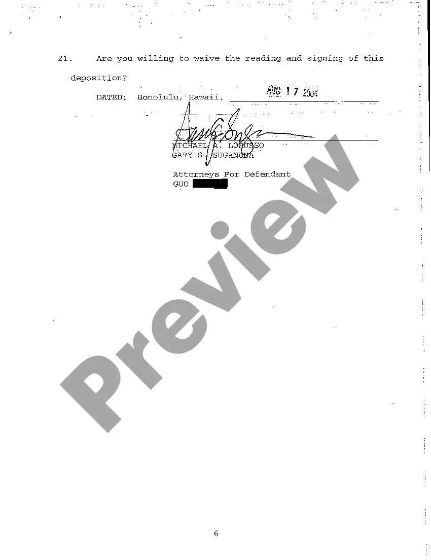 Get A15 Notice of Taking Deposition Upon Written Questions, Questions and Certificate of Service Preview A15 Notice of Taking Deposition Upon Written Questions, Questions and Certificate of Service