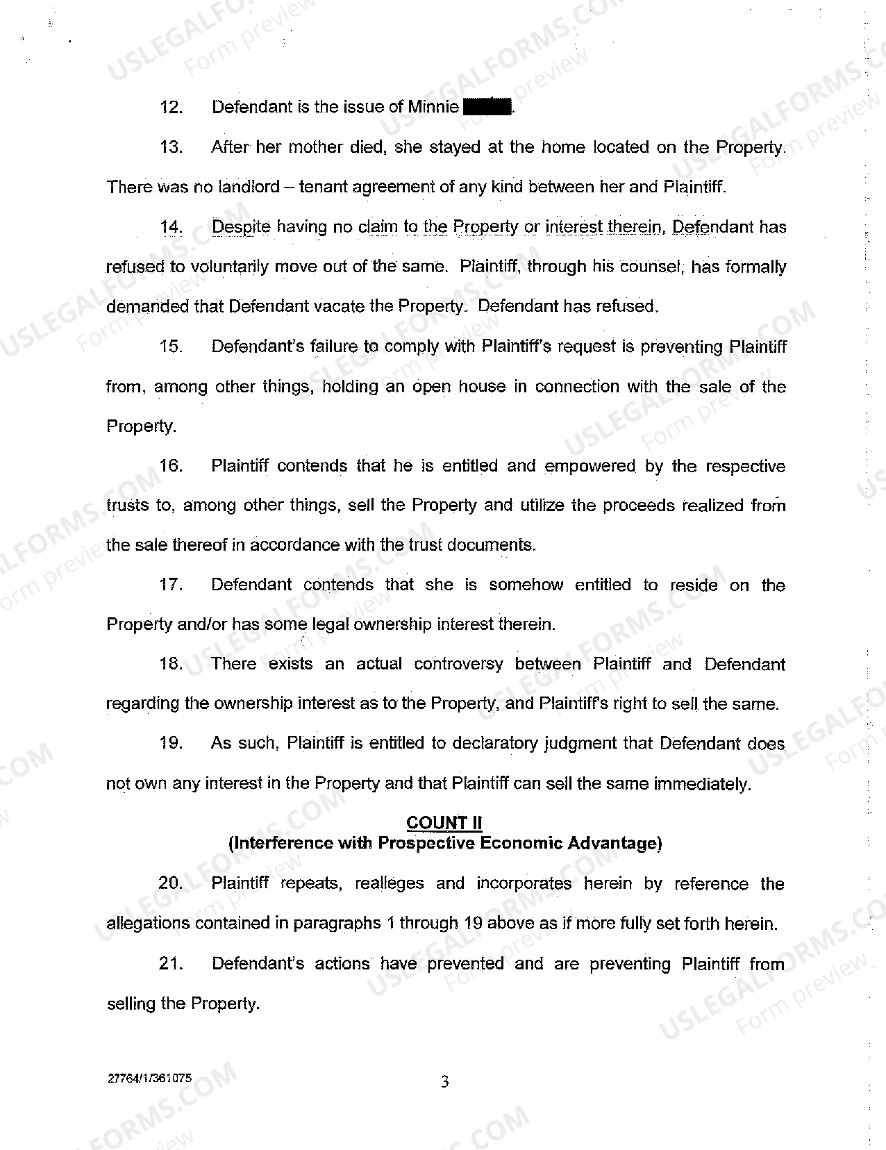 Preview A01 Complaint for Declaratory Relief