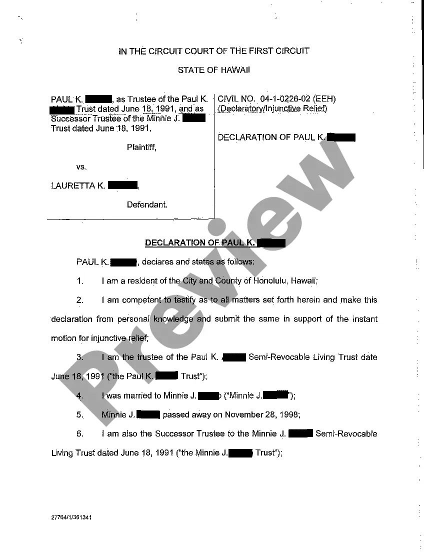 Preview A02 Plaintiff's Motion for Temporary Restraining Order and for Preliminary Injunction