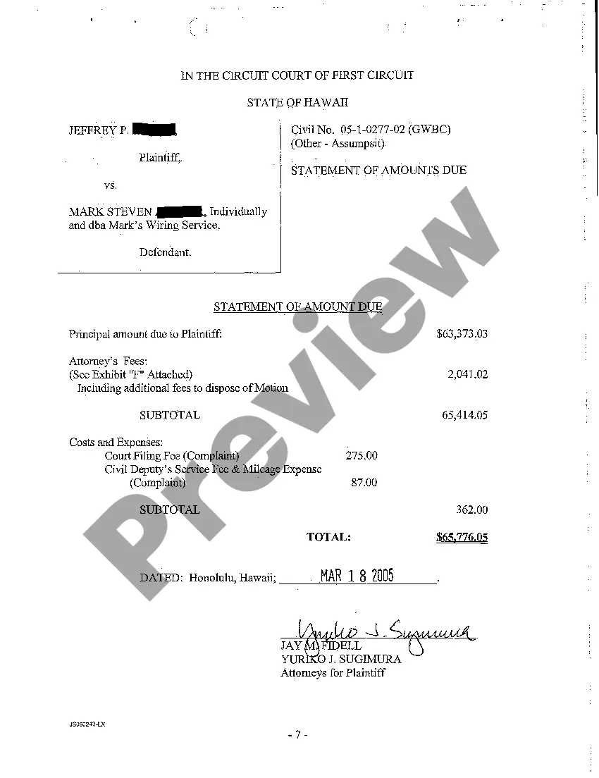 Preview A06 Plaintiff's Motion for Entry of Default Judgment Against Defendant