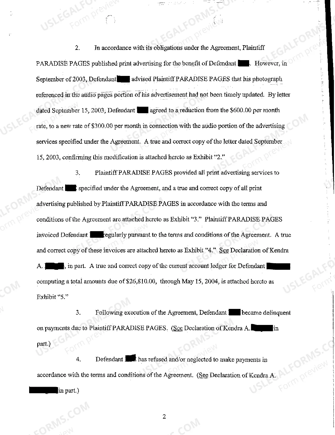 Preview A05 Plaintiff's Motion for Summary Judgment Against Defendant