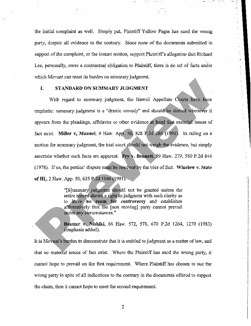 Preview A06 Defendant's Memorandum in Opposition to Plaintiff's Motion for Summary Judgment