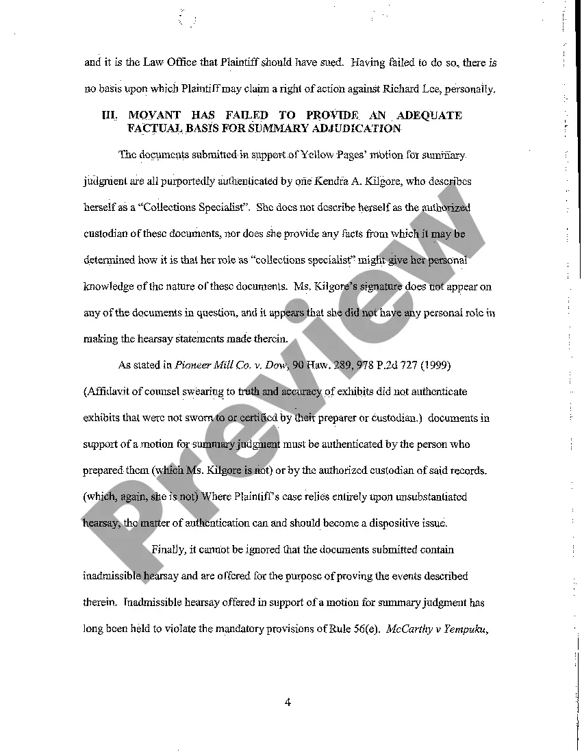 Preview A06 Defendant's Memorandum in Opposition to Plaintiff's Motion for Summary Judgment