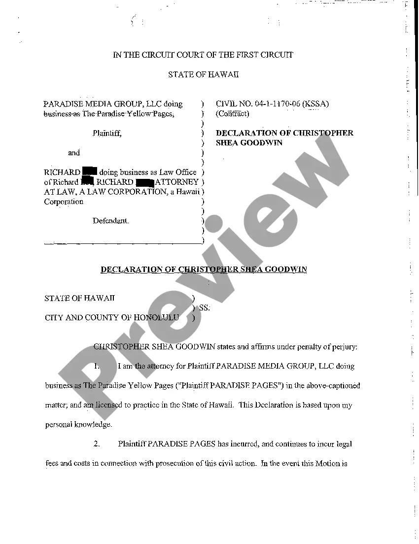 Preview A15 Plaintiff's Motion for Summary Judgment Against Defendant