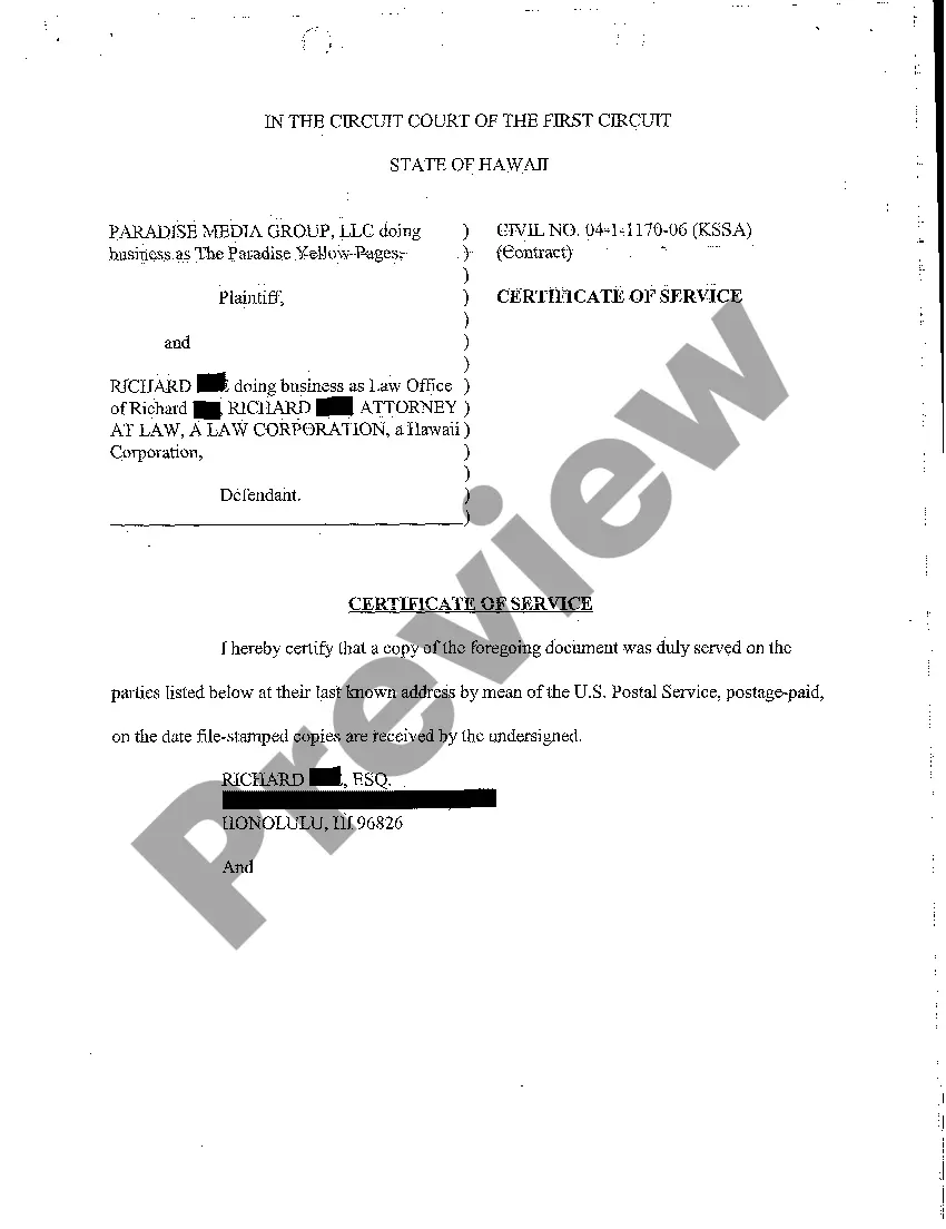 Preview A18 Notice of Withdrawal of Plaintiff's Motion for Summary Judgment Against Defendant Corporation