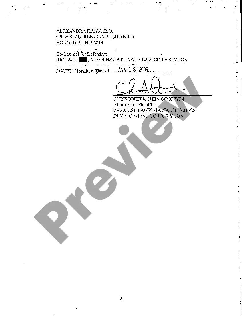 Preview A18 Notice of Withdrawal of Plaintiff's Motion for Summary Judgment Against Defendant Corporation