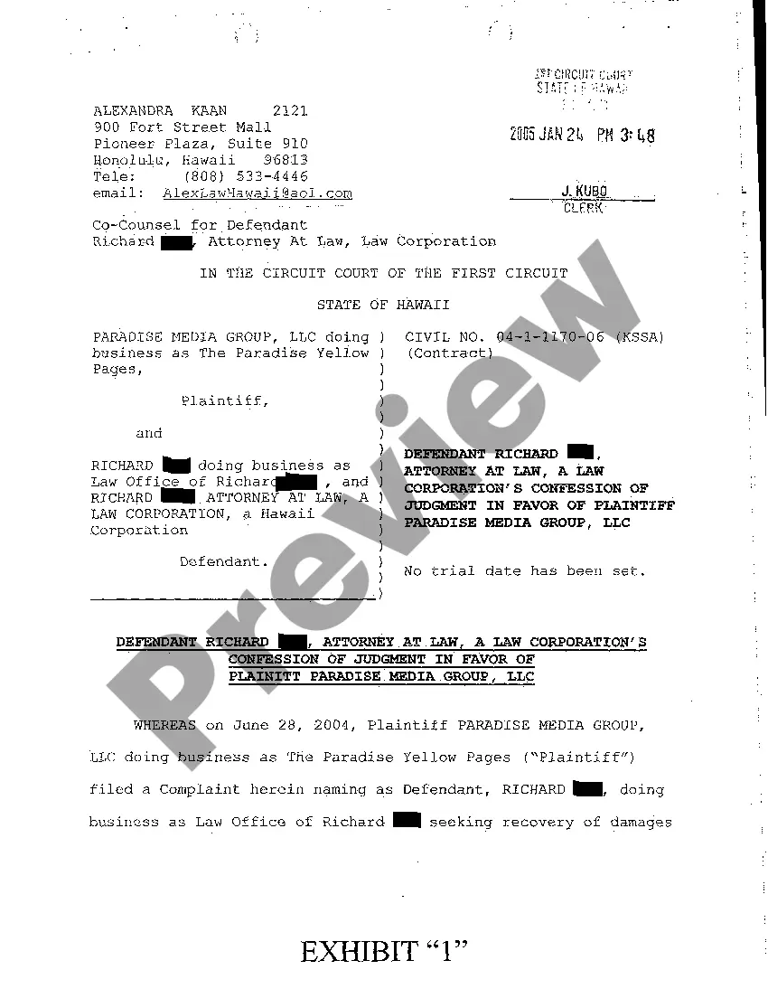 Preview A19 Motion for Dismissal without Prejudice as to Defendant and for Entry of Final Judgment