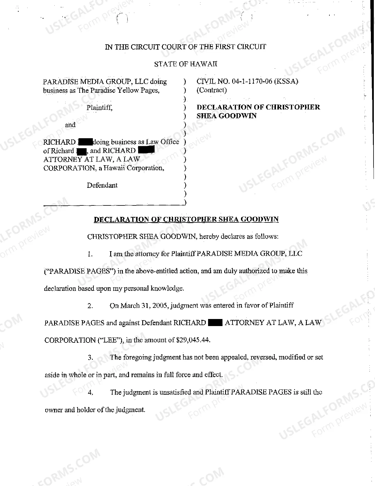 Preview A31 Ex Parte Motion for Examination of Judgment Debtor