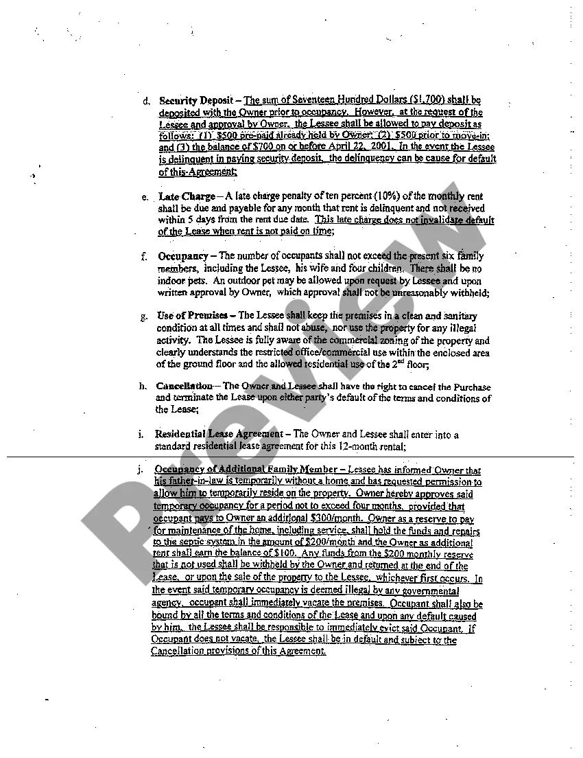 Preview A02 Complaint for Specific Performance and / or Damages