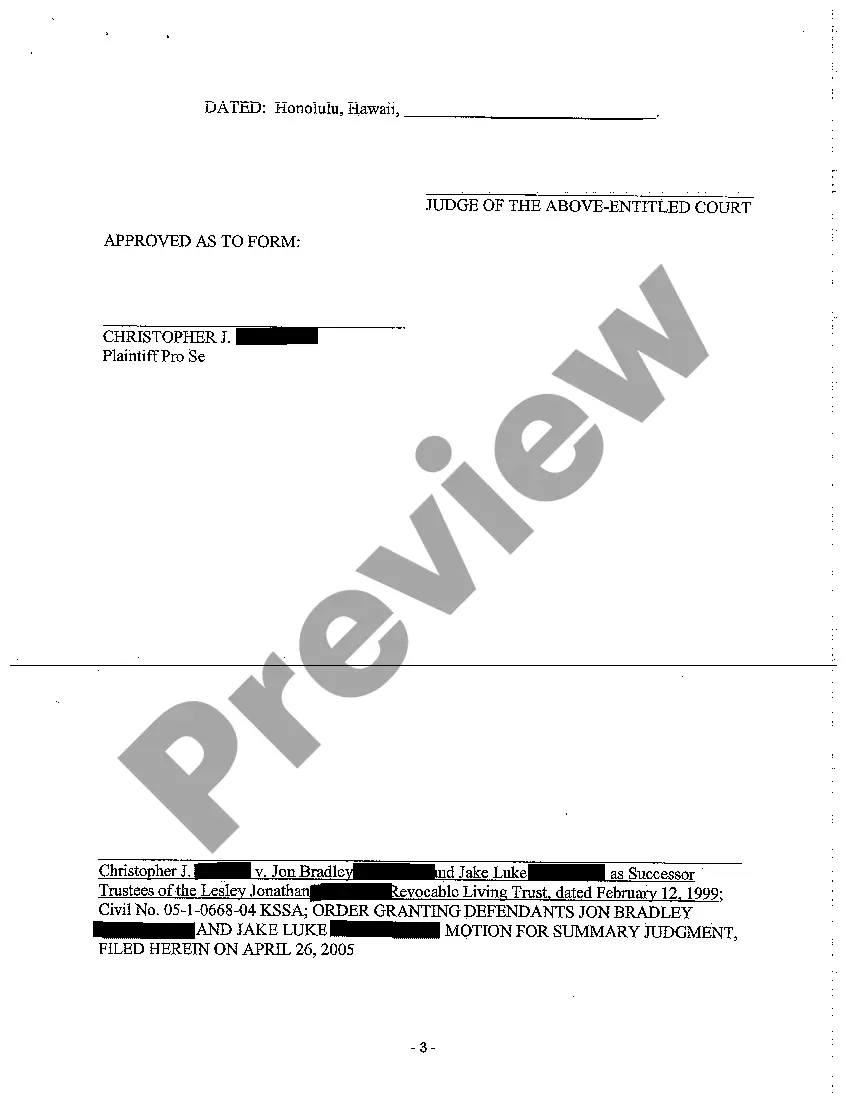 Preview A08 Order Granting Defendants' Motion for Summary Judgment