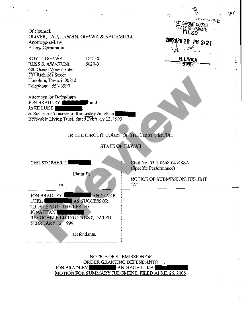 Preview A08 Order Granting Defendants' Motion for Summary Judgment