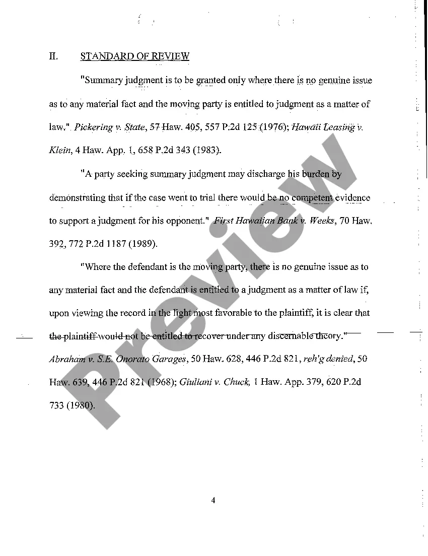 Preview A06 Defendant's Substantive Joinder in Motion for Summary Judgment and Plaintiff's Memorandum in Opposition to Motion for Summary Judgment