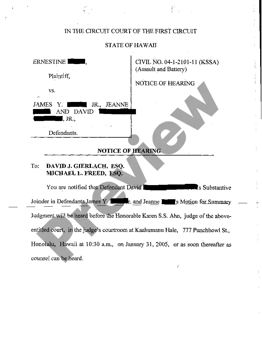 Preview A06 Defendant's Substantive Joinder in Motion for Summary Judgment and Plaintiff's Memorandum in Opposition to Motion for Summary Judgment