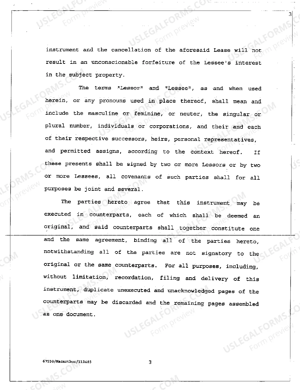 Preview Mutual Cancellation of Lease by Lessor and Lessee
