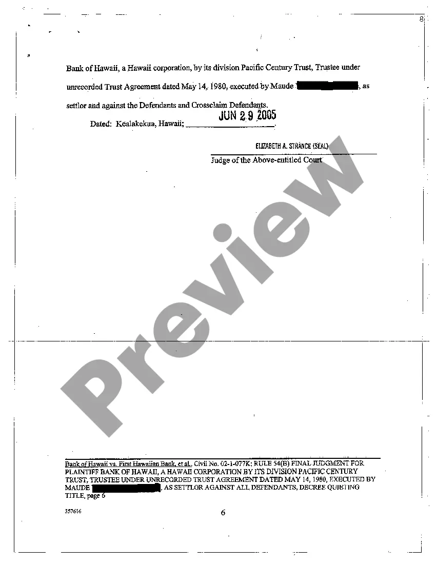 Get Final Judgment for Plaintiff Bank Preview Final Judgment for Plaintiff Bank