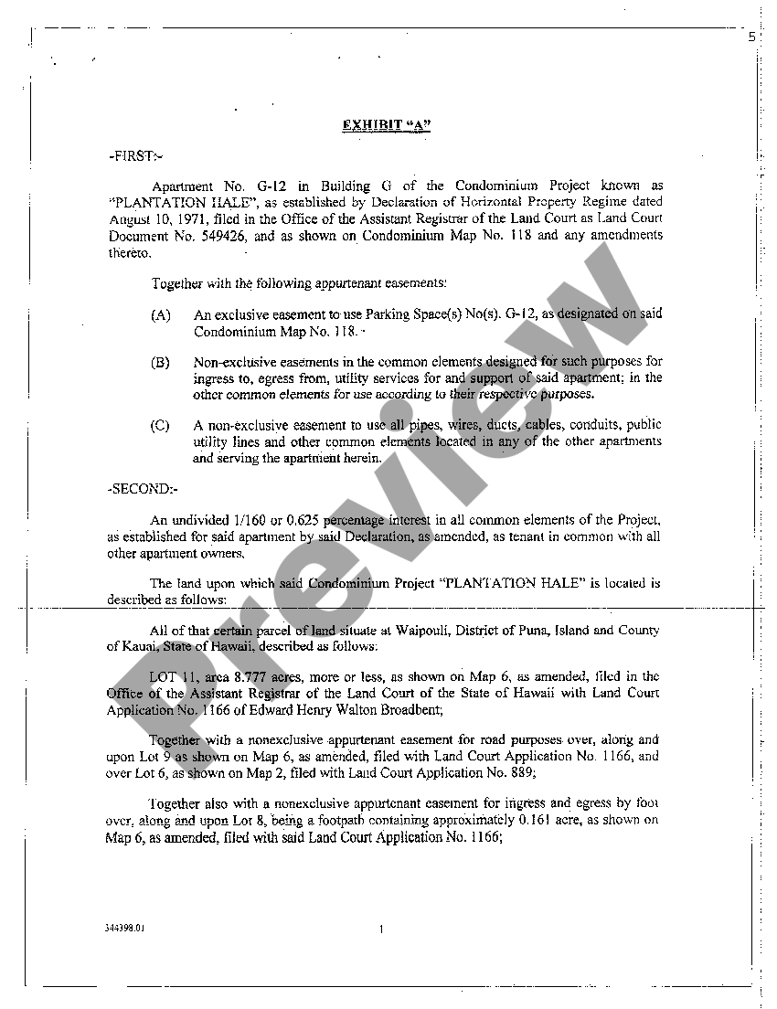 Hawaii Limited Warranty Assignment of Lease US Legal Forms